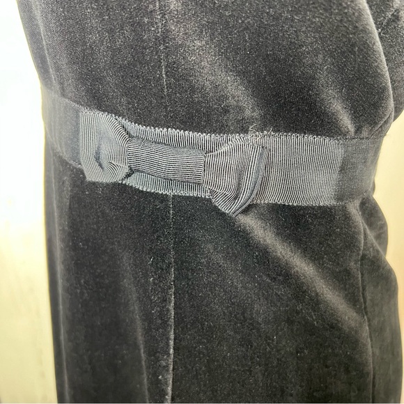 NEW NWT J. Crew Black Velvet Bow Strapless Fitted Cocktail Party Dress Size 6 - Picture 10 of 16